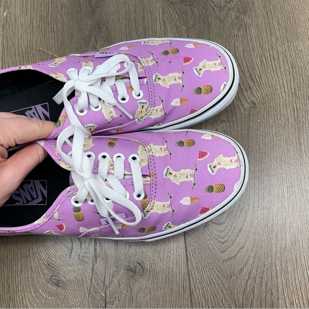 VANS Pool Vibes Dog African Violet Skateboarding Shoes Size 9.5 Women, 8 Men - Picture 5 of 10